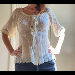 ANTHROPOLOGIE’S BEAUBOIS BLOUSE